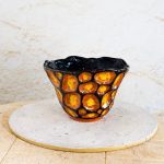 Cvetlični lonec - ognjeni panj, za najbolj ognjene karakterje, v prostoru zažari in lepo poudari sukulente, zelišča in kaktuse.